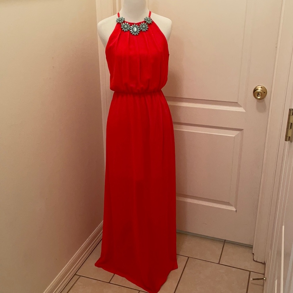 Embellished maxi dress